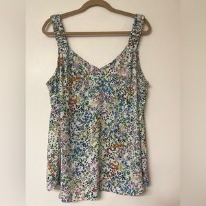 Cabi 5917 Floral Rotation Tank Spring 2021 Size XL